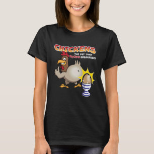 Camiseta Galinha o Pet que Faz Cocô no Café da Manhã Ga