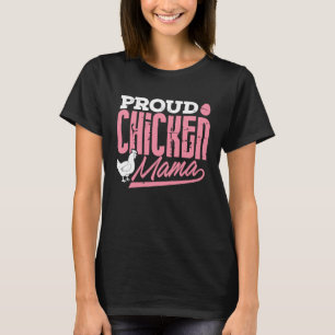 Camiseta Galinha Orgulhosa Frango Mama Fazendedora Menina