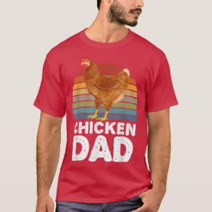 Camiseta Galinha Pai De Frango Hen Cockerel Farmers Roupas 