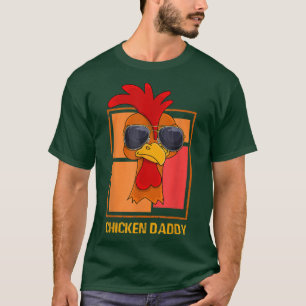 Camiseta Galinha Pai Vintage Galinha Agricultor Rooster wea