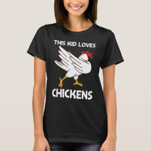 Camiseta Galinha Para Crianças Rapazes Ovo De Galinha