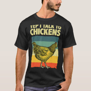 Camiseta Galinha Para Homens Crianças Aves De Capoeira Farm