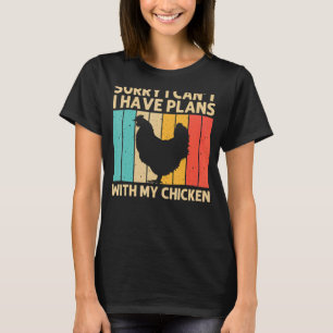 Camiseta Galinha Para Homens Fazenda De Frango Para Fábrica