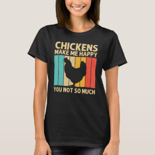 Camiseta Galinha Para Homens Fazenda De Frango Para Fábrica