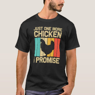 Camiseta Galinha Para Homens Fazenda De Frango Para Fábrica