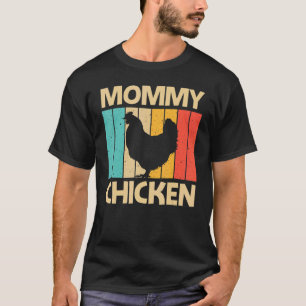 Camiseta Galinha Para Mulheres Fazenda De Frango Da Mãe Far