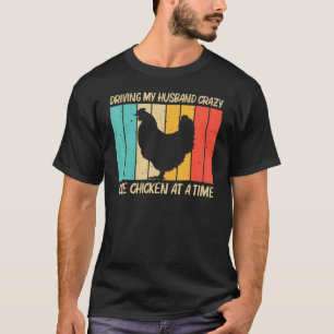 Camiseta Galinha Para Mulheres Fazenda De Frango Da Mãe Far