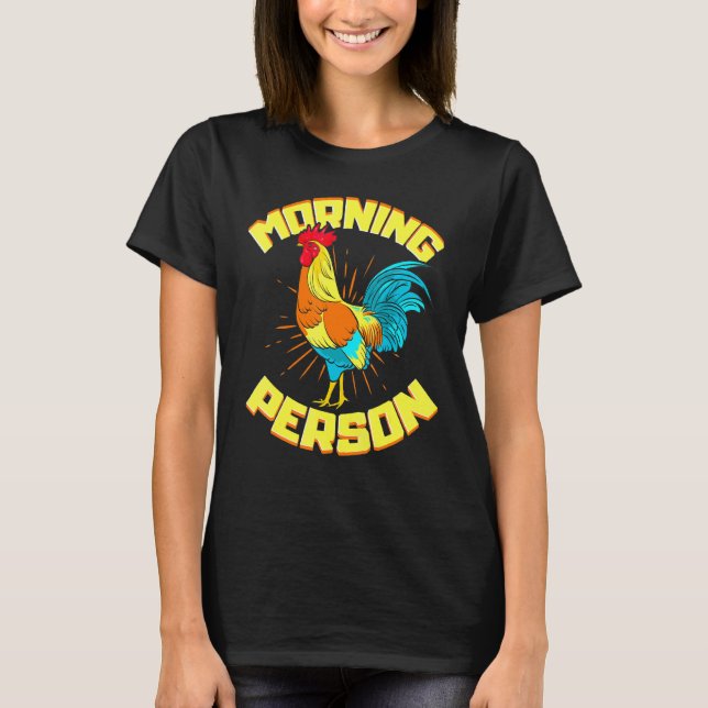 Camiseta Galinha Pessoa Matinal (Frente)
