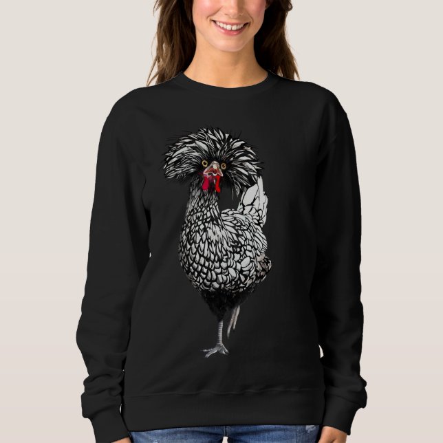 Camiseta Galinha Polonesa rico (Frente)