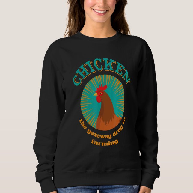 Camiseta Galinha Que Transforma Drogas Na Criação De Frango (Frente)