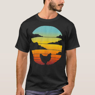 Camiseta Galinha Retro Vintage 60s 70s Aves de Fazenda Suns