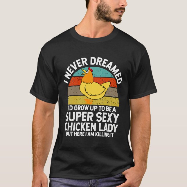 Camiseta Galinha retrorada (Frente)