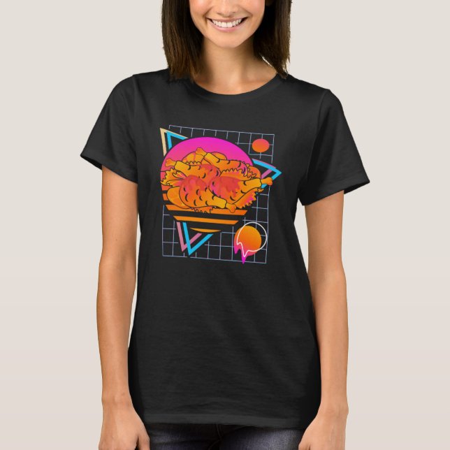 Camiseta Galinha Seca com Estilo 80 Estilo Vintage (Frente)