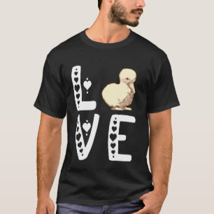 Camiseta Galinha Seda Amante de Galinha Seda Amor Galinha S