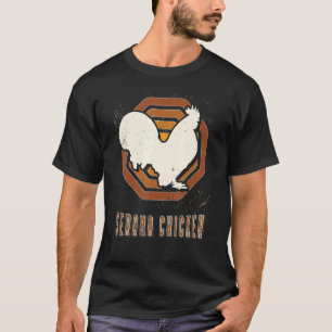 Camiseta Galinha Serama Vintage Retro Clássico Amor Animal
