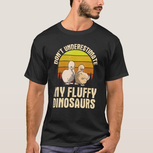 Camiseta galinha Silkie (Frente)