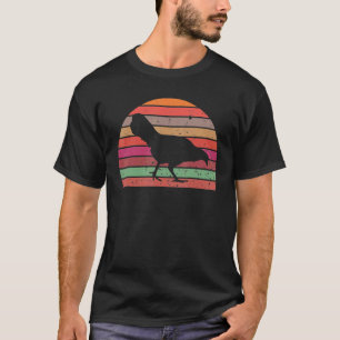 Camiseta Galinha Vintage Silhueta de Galinha Retro Animais