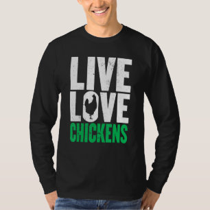 Camiseta Galinha Viva Amor Mulher Gráfica Homens Fome Farme