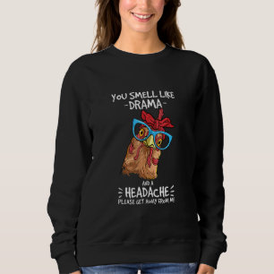 Camiseta Galinha Você Cheira Como Drama E Um Farmador De Do
