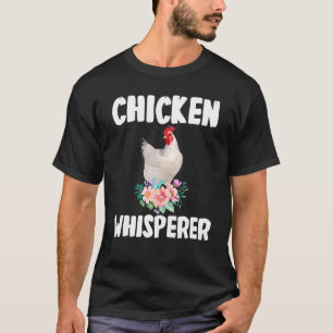 Camiseta Galinha Whisperer Galinha Floral Farinha