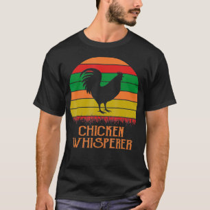 Camiseta Galinha Whisperer Nugget Engraçada Fazenda