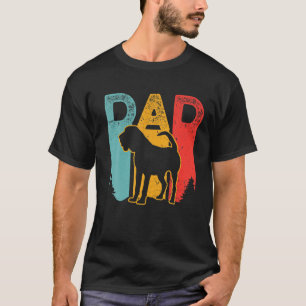 Camiseta Galinhas Cachorro Cachorro Raça Vintage Pai RETR