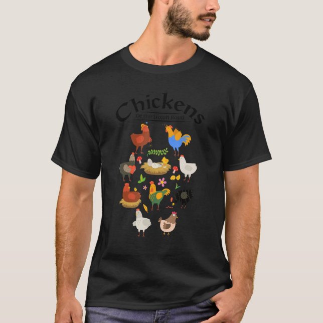 Camiseta Galinhas Da Estrada Dixon (Frente)