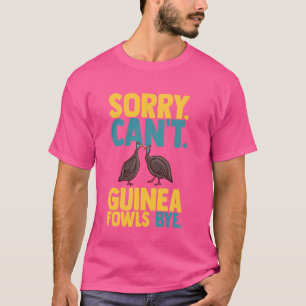 Camiseta Galinhas D'angola Engraçadas Aves Animais Africano