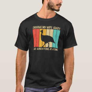 Camiseta Galinhas de Guiné para Homens Rapazes Pai Galinha 
