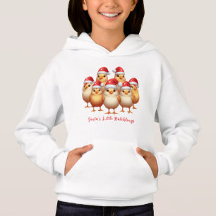 Camiseta Galinhas De Natal, Papais noeis Pequenos Chapéus