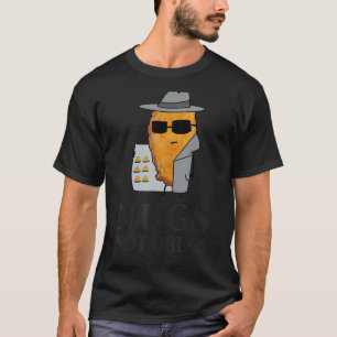 Camiseta Galinhas Engraçadas Nugs Não Drogas Frangos