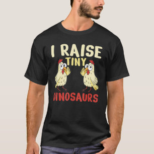 Camiseta Galinhas Eu Crio Dinossauros Minúsculos