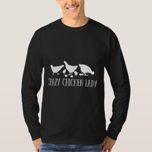 Camiseta Galinhas Loucas Senhora de Frango