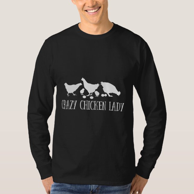 Camiseta Galinhas Loucas Senhora de Frango (Frente)