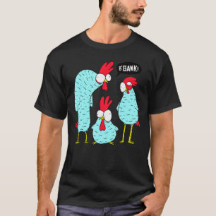 Camiseta Galinhas Loucas Três Frangos De Fome