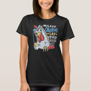 Camiseta Galinhas Molhadas Lay Galinhas De Ovos Devlados