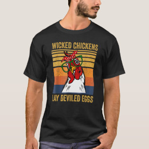 Camiseta Galinhas Molhadas Lay Galinhas De Ovos Devlados