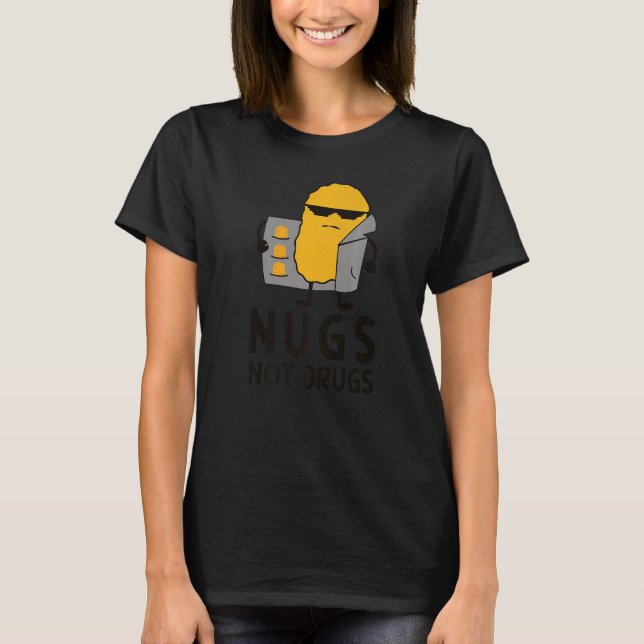 Camiseta Galinhas Nugget Não Drogas (Frente)
