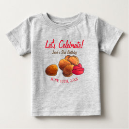 Camiseta Galinhas Nuggets com Ketchup Lixo de Comida Rápida