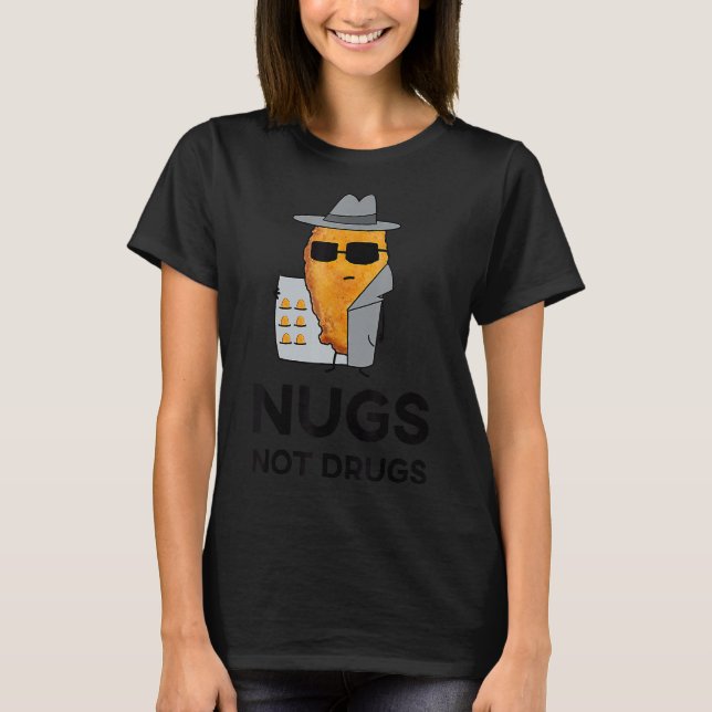 Camiseta Galinhas Nuggets Não Drogas (Frente)
