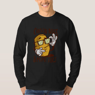Camiseta Galinhas Nugs e Mama Abraçam Comida de Ovos de Gal