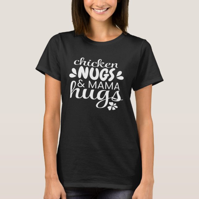 Camiseta Galinhas Nugs E Mama Hugs (Frente)