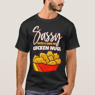 Camiseta Galinhas Nugs e Mamãe Abraça Galinhas Gi
