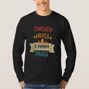 Camiseta Galinhas Nugs & Mamãe Hugs, Nugs E Kisses, Nugget
