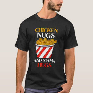 Camiseta Galinhas Nugs & Mamãe Hugs, Nugs E Kisses, Nugget