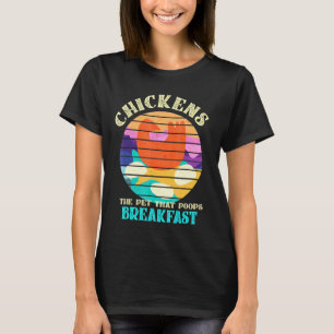 Camiseta Galinhas - O Pet Que Põe O Farmador Do Café Da Man