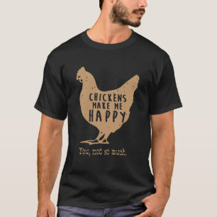 Camiseta Galinhas Que Passam O Galo Me Fazem Feliz