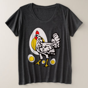 Camiseta Galinhas Retro