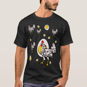 Camiseta Galinhas Retro