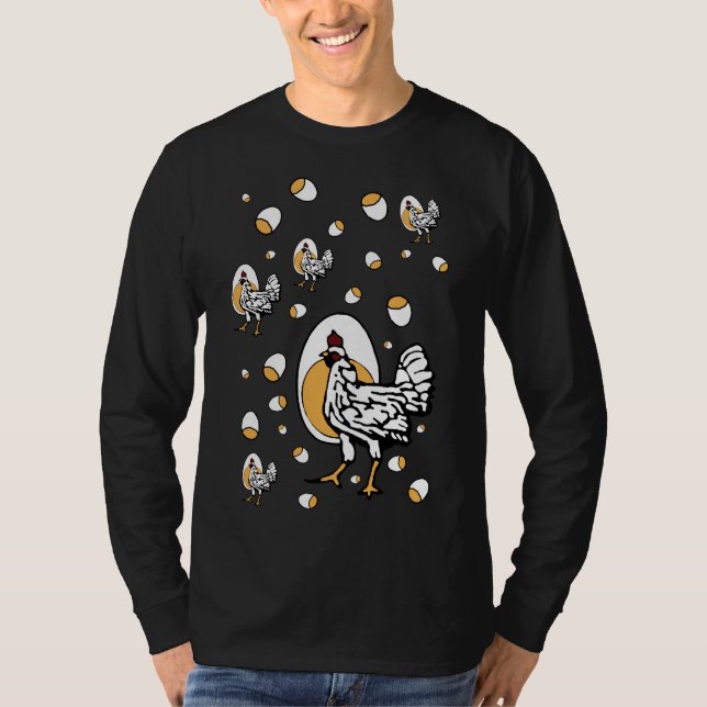 Camiseta Galinhas Retro (Frente)